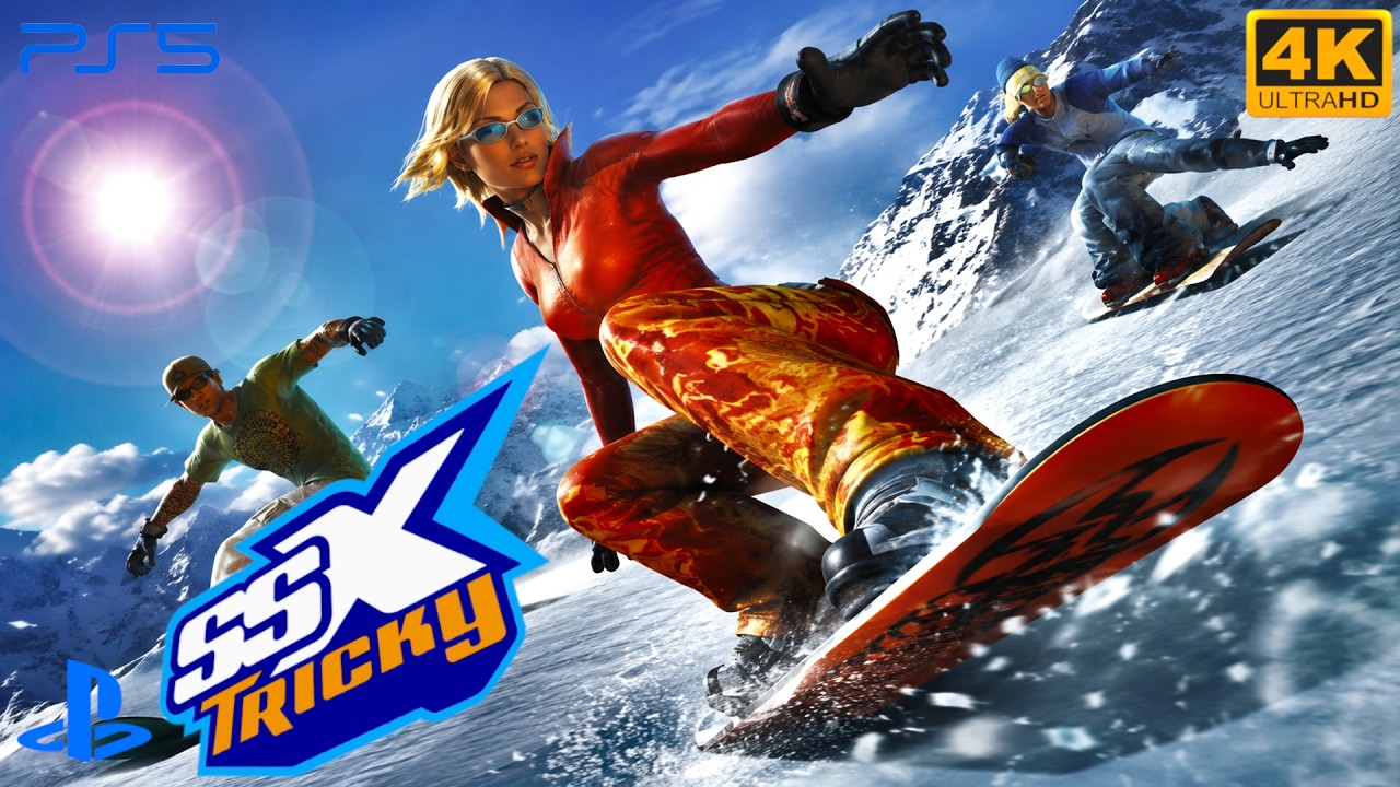 Snow Rider 3D gameplay showing a skier racing down a mountain slope